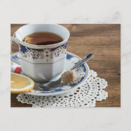 Tea time Tea cup briefkaart voor postkruising