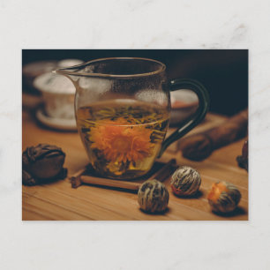 Tea time Tea cup briefkaart voor postkruising