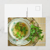 Tea time Tea cup briefkaart voor postkruising (Voorkant / Achterkant)
