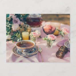 Tea time Tea cup briefkaart voor postkruising