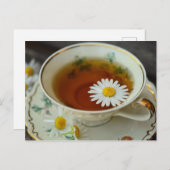 Tea time Tea cup briefkaart voor postkruising (Voorkant / Achterkant)