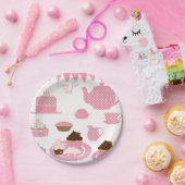 Tea Time Tea Cups Papieren Bordje (Feest)