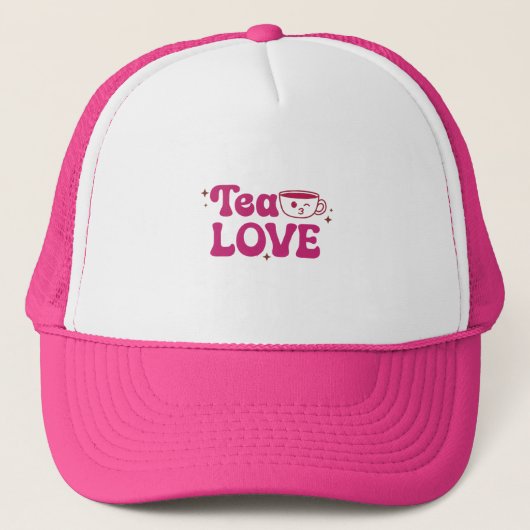 TEA TIME TEA LOVE  TRUCKER PET (Voorkant)