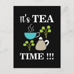 Tea Time Tea Lover Tea Cup Briefkaart