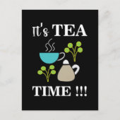 Tea Time Tea Lover Tea Cup Briefkaart (Voorkant)
