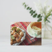 Tea time Tea room briefkaart postkruising (Staand voorkant)