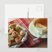 Tea time Tea room briefkaart postkruising (Voorkant / Achterkant)