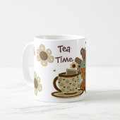Tea Time Teddy Bear Cup Koffiemok (Voorkant links)