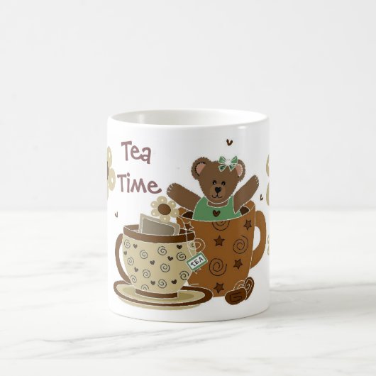 Tea Time Teddy Bear Cup Koffiemok (Center)