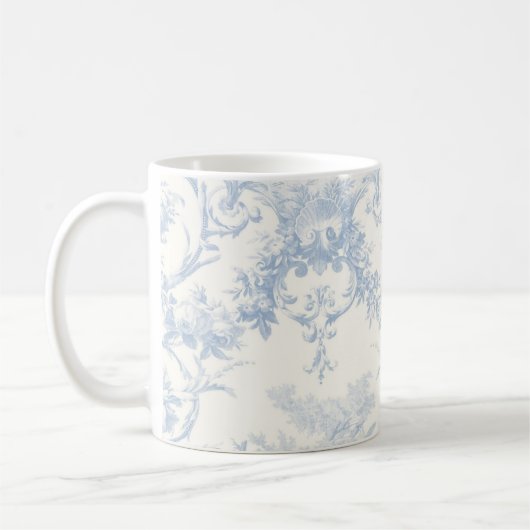 Tea Time Toile Koffiemok (Links)