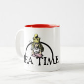 Tea Time Tweekleurige Koffiemok (Voorkant links)