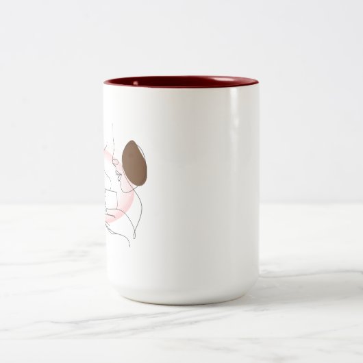 Tea Time Tweekleurige Koffiemok (Center)