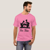 Tea Time Victoriaans dames T-shirt (Voorkant volledig)
