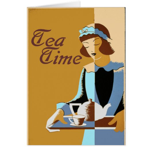 Tea Time, voeg tekst toe, (Voorkant)