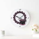 Tea Time Wall klok (Huis)