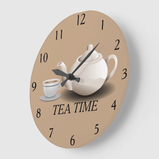 Tea Time Wall klok (Hoek)