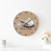 Tea Time Wall klok (Huis)