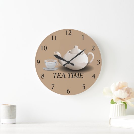 Tea Time Wall klok (Huis)