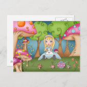 Tea Time with Alice - Briefkaarten (Voorkant / Achterkant)