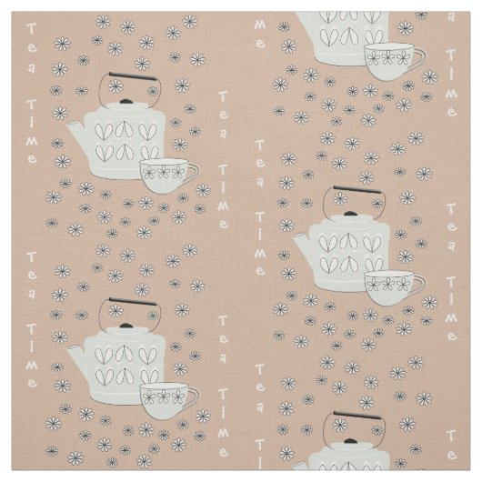 Tea Time zet de ketel aan Stof (Swatch)