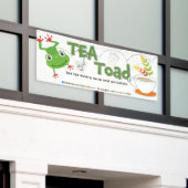 Tea Toad Tea Trailer Banner (Buitenkant Gebouw)