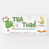 Tea Toad Tea Trailer Banner (Horizontaal)