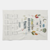 Tea Towel Calendar | Wall Art | Kantoor decor Theedoek (Horizontaal)