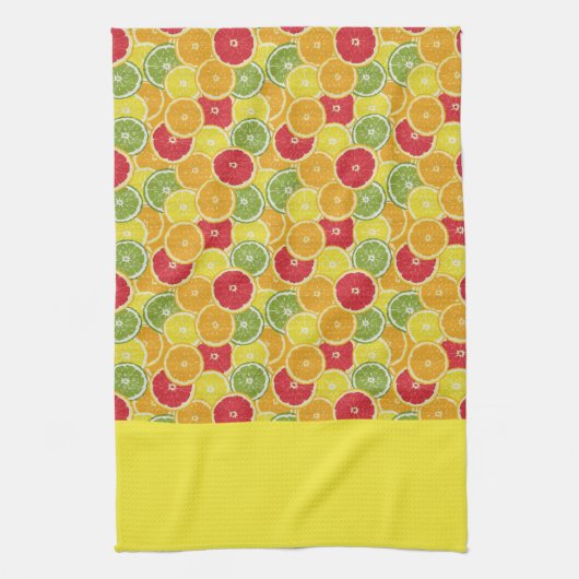 Tea Towel - Citrus Fruit Slices Theedoek (Verticaal)