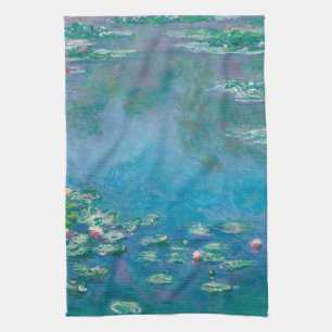 TEA TOWEL : CLAUDE MONET : WATERLITEITEN THEEDOEK
