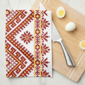 Tea Towel Cotton Oekraïense borduurwerk Theedoek (Quarter Fold)