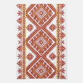 Tea Towel Cotton Oekraïense borduurwerk Theedoek (Verticaal)