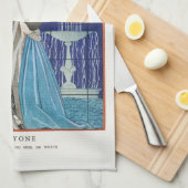 TEA TOWEL:  GEORGE BARBIER POSTER THEEDOEK (Quarter Fold)