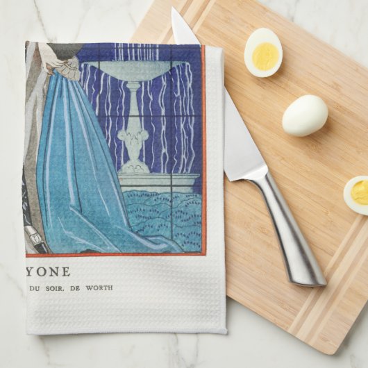 TEA TOWEL: GEORGE BARBIER POSTER THEEDOEK (Quarter Fold)