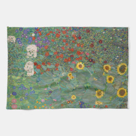 TEA TOWEL : GUSTAV KLIMT : BOERDERIJ GARDEN THEEDOEK