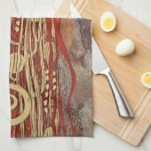 TEA TOWEL : GUSTAV KLIMT : HYGIEIA THEEDOEK (Quarter Fold)