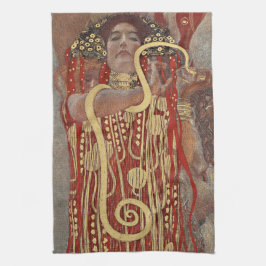 TEA TOWEL : GUSTAV KLIMT : HYGIEIA THEEDOEK