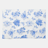 Tea Towel in delft blue roses Theedoek (Horizontaal)