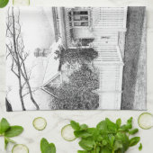 Tea Towel - "Kensington House" Theedoek (Gevouwen)