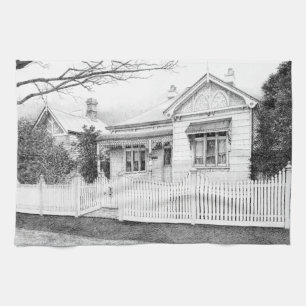 Tea Towel - "Kensington House" Theedoek