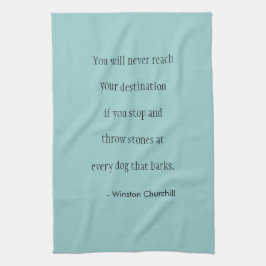 Tea Towel: kijk op de prijs Theedoek