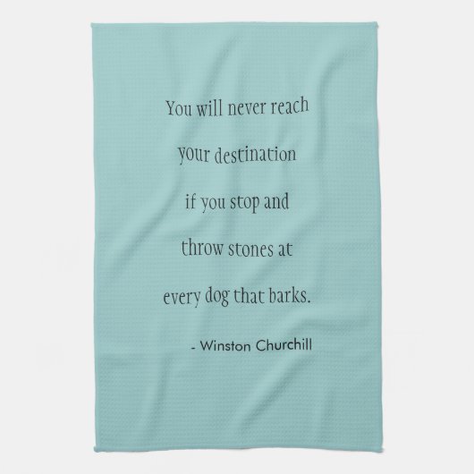 Tea Towel: kijk op de prijs Theedoek (Verticaal)