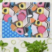 Tea Towel Licorice Snoep Cascade Theedoek (Gevouwen)