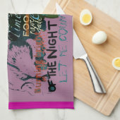 Tea Towel Lila Love Poetry citeert Shakespeare Theedoek (Quarter Fold)