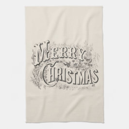 TEA TOWEL : " MERRY CHRISTMAS " THEEDOEK