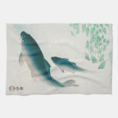 TEA TOWEL : OHARA KOSON : CARP/KOI 1926 THEEDOEK (Horizontaal)