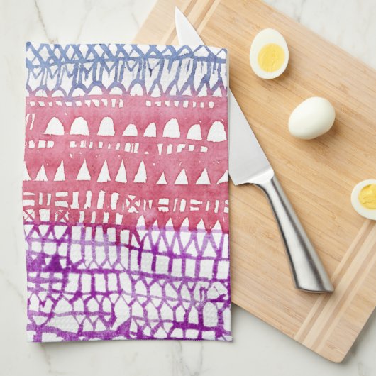 TEA TOWEL : PAUL KLEE : OUDE STAD THEEDOEK (Quarter Fold)