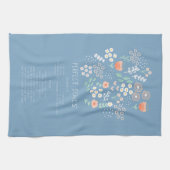 Tea Towel Recipe Scones met Jam en Cream Gift Theedoek (Horizontaal)