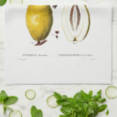 TEA TOWEL : REDOUTÉ : QUINCE THEEDOEK (Gevouwen)