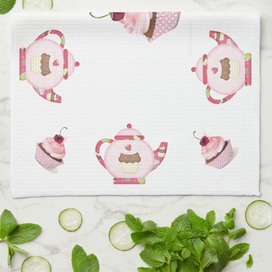 Tea Towel - Tijd voor thee Theedoek (Gevouwen)