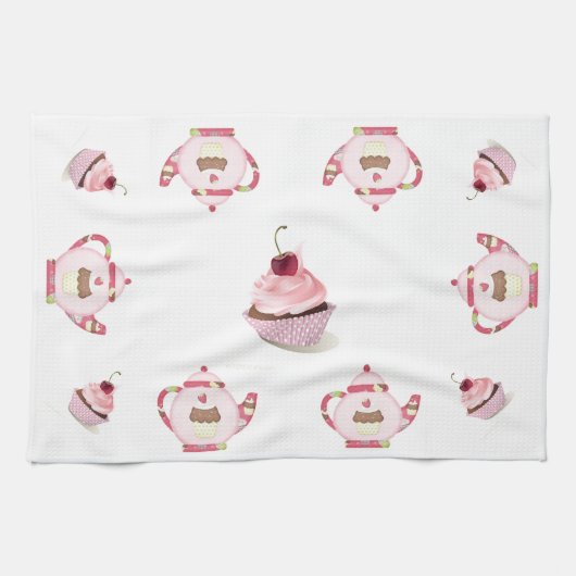 Tea Towel - Tijd voor thee Theedoek (Horizontaal)